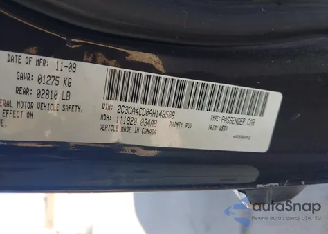 2010 Chrysler 300 Touring из США, поврежденный, VIN 2C3CA4CD0AH148506